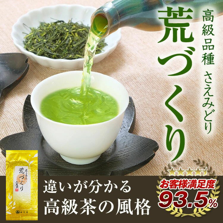 お茶 鹿児島茶 荒づくり さえみどり 100g メール便 3個以上で送料無料 プレゼント ギフト 【知覧茶 水出し 煎茶 緑茶 深蒸し茶 日本茶 茶葉 冷茶 お...