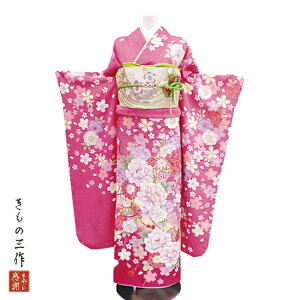 振袖ふりそで 振袖レンタル 着物 フルセット 送料無料 結婚式 成人式 着物レンタル L-5020 Mサイズ 150cm~160cmネット通販