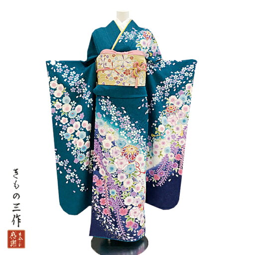 振袖 ふりそで 振袖レンタル 着物 フルセット 緑 送料無料 結婚式 成人式 着物レンタル l5023 Lサイズ 155cm~165cm レディース 振袖 ふりそで 振袖レンタル 着物 フルセット 緑 送料無料 結婚式 成人式 着物レンタル l5023 Lサイズ 155cm~165cm レディース