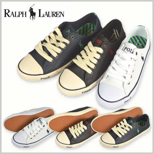 ポロ・ラルフローレン カジュアル スニーカー／POLO RALPH LAUREN CARSON／靴 ブランドレザーシューズ／送料無料