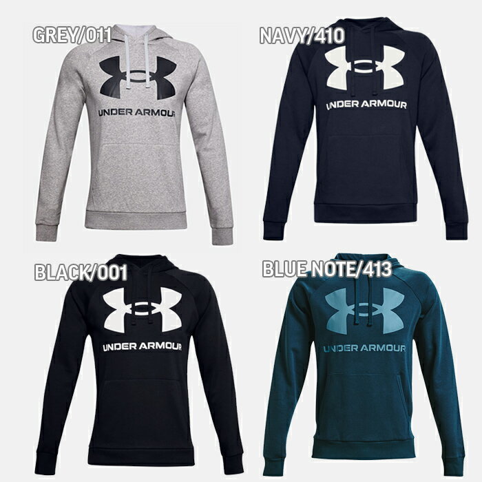 アンダーアーマー パーカー メンズ UNDER ARMOUR プルオーバーパーカー ライバルフリース 裏起毛 RIVAL FLEECE BIG LOGO 1357093 防寒 スウェット フーディ トレーナー