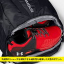 アンダーアーマー リュック バッグ メンズ レディース バックパック UNDER ARMOUR ハッスル 29L スポーツバッグ HUSTLE BACKPACK 5.0 1361176 男女兼用 ジム 撥水 かばん 通学 部活 通勤 人気 セール 新学期 旅行 3