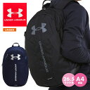 24日20時～セール！アンダーアーマー バッグ メンズ レディース UNDER ARMOUR ハッスル ライト バックパック 26.5L スポーツバッグ 人気 ブランド 1364180 男女兼用 ジム 撥水 かばん 旅行 通学 部活 ブラック