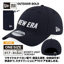 \6/28〜セール!/ニューエラ OUTDOOR BOLD ブラック キャップ 帽子 軽量 ユニセックス メンズ レディース 14363464 アウトドア ゴル...