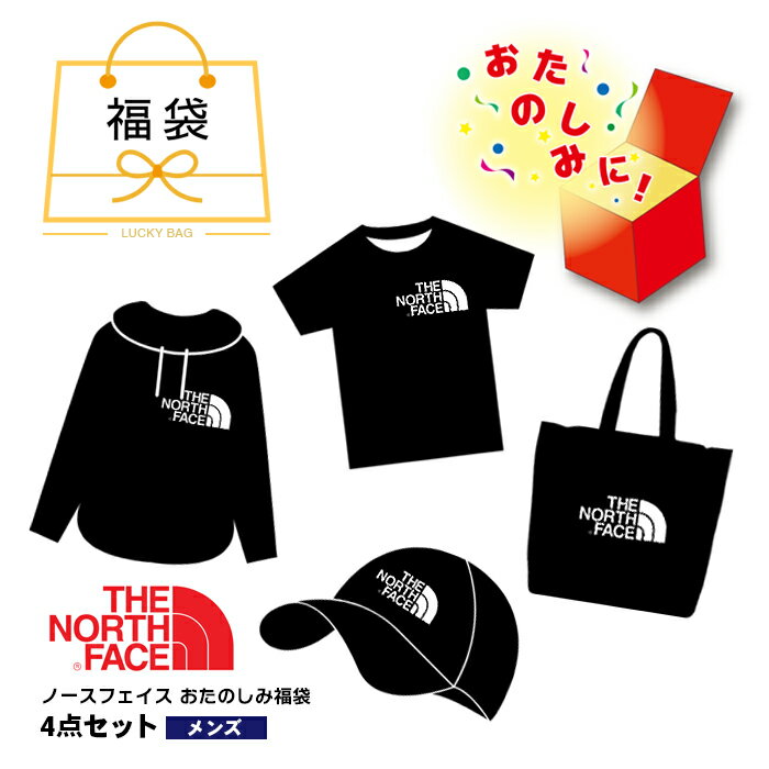 福袋 ノースフェイス Tシャツ メンズ パーカー バッグ フーディー キャップ ニット トート おたのしみ アウトドア ブランド