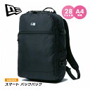 \SALE!/リュック ニューエラ バックパック ストリート シンプル かばん ブラック 黒 かっこいい ロゴ 旅行 散歩 28L ユニセックス A4対応