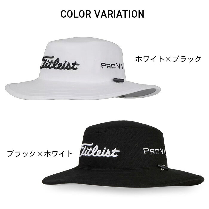 タイトリスト ゴルフキャップ メンズ バケハ ファッション雑貨 UV加工 スポーツ サ...