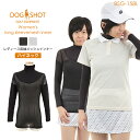 \GWセール!/ドッグショット DOGSHOT レディース 女性 婦人 ゴルフ スポーツ メッシュインナー コンプレッション ハイネック シャツ*