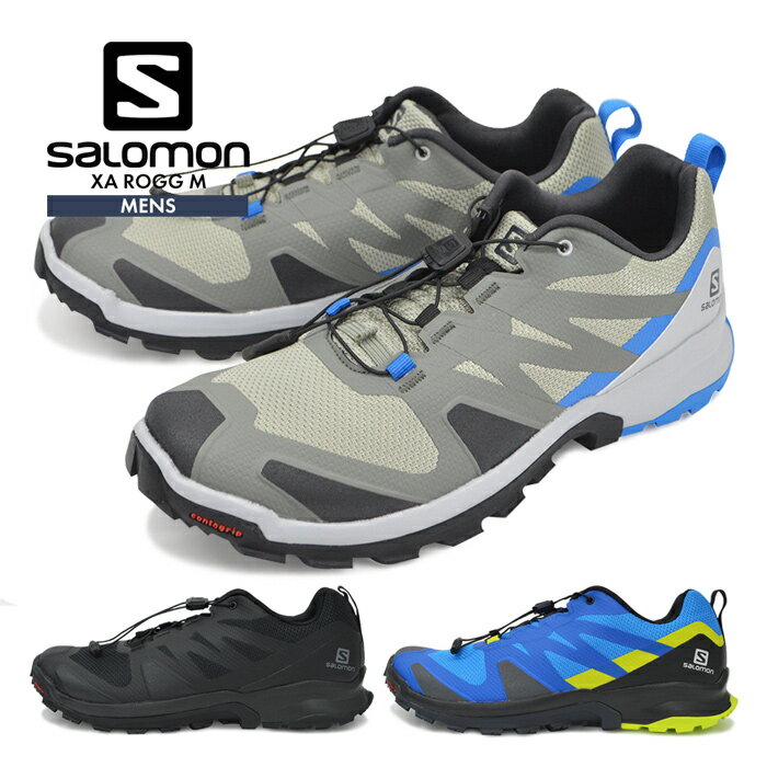 アウトドアシューズ サロモンシューズ トレッキングシューズ メンズ 靴 SALOMON 登山靴 トレッキング スニーカー XA ROGG キャンプ トレイルランニング ハイキング 履きやすい