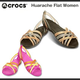 【レディース】クロックスワラチェフラットウィメンズCrocsHuaracheWomens【RCP】