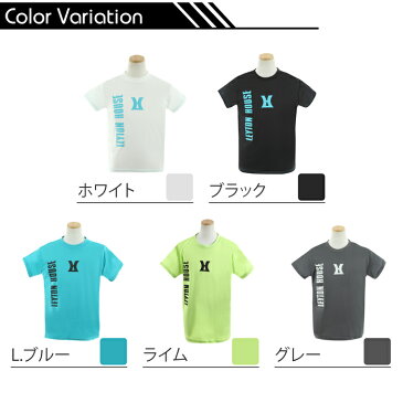 【ポイント5倍以上★残り時間わずか】Tシャツ ジュニア マルチUVカット 半袖 長袖クルーネック 丸首 クールドライ レイトンハウス LEYTON HOUSE ラッシュガード 子供用 男の子 キッズ*