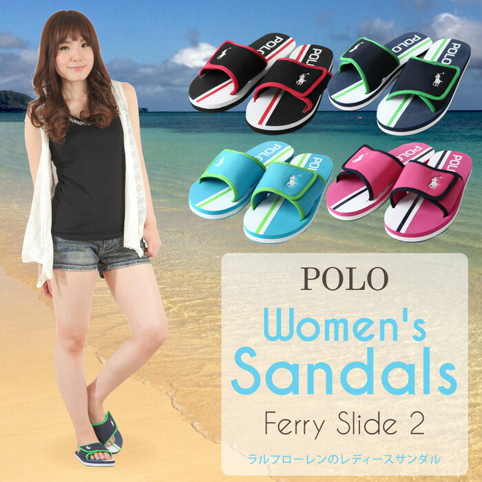 POLORALPHLAURENFERRYSLIDE2/ポロ・ラルフローレンサンダルフェリースライド2