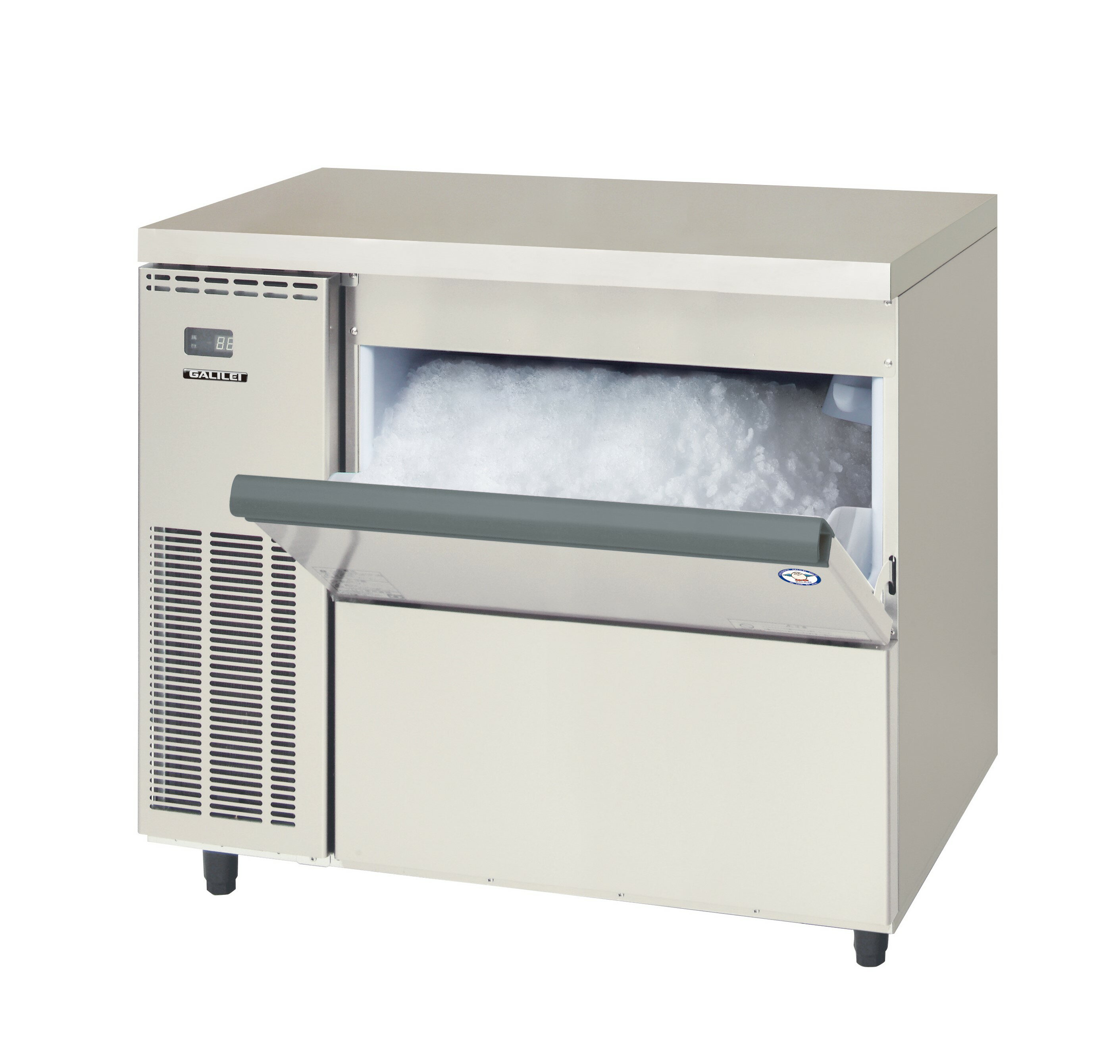 【新品・送料無料・代引不可】フレークアイス製氷機アンダーカウンタータイプ　FIC-A120FTL　幅x奥行x高さ：900x600x800mm
