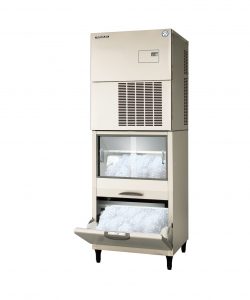 【新品・送料無料・代引不可】フレークアイス製氷機スタックオンスリムタイプ　FIC-A400FSST　幅x奥行x高さ：700x800x1860mm