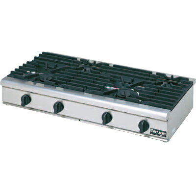 【新品/送料無料/代引不可】マルゼン NEWパワークックガステーブルコンロ 4口 RGC-1264D W1200*D600*H200(mm)