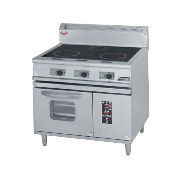 【新品・送料無料・代引不可】マルゼン 電磁調理器 MIR-097XB IHレンジ コンベクションオーブン搭載 W9..