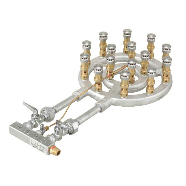 【新品・送料無料・代引不可】卓上式スーパージャンボバーナー・都市ガス、LPガス　厨房機器　調理機器　MG-15RJ　W303*D587*H121(mm)