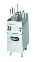 【新品・送料無料・代引不可】マルゼン 電気自動ゆで麺機 MREY-L04W ラーメン釜 背面リフトタイプ 400×600×800(バック150)(mm)