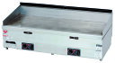【代引不可】マルゼン 卓上用 ガスグリドル MGG-126TB 自動点火 サーモスタット付 1200×600×300(mm) バックガード高さ:70(mm)