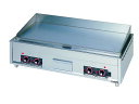 【代引不可・送料無料】マルゼン 電気グリドル MEG-126 サーモスタット付 1200×600×300(mm)