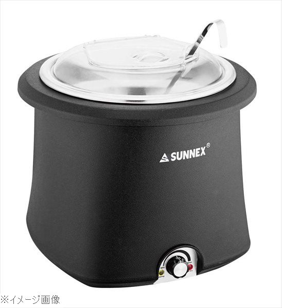 SX電気式スープウォーマー E07-1011 PC蓋仕様 10L 380×380×H355 ウォーマー