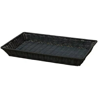 1/1バスケット長角(浅) ブラック