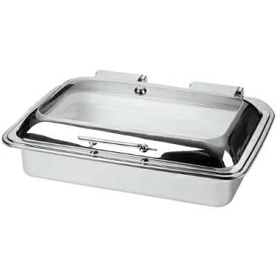 1/1長角チェーフィングディッシュガラス蓋付