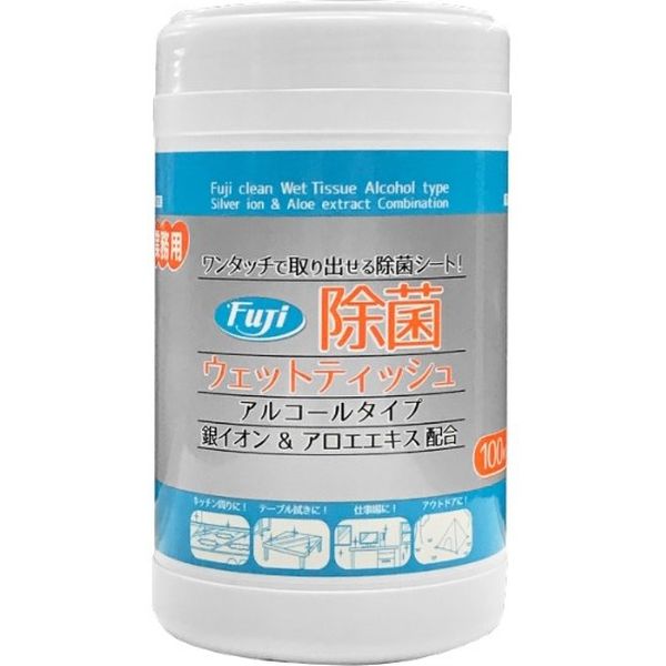 尚美堂 フジ除菌ウェットティッシュ　100枚(ボトル）×7ケース 27800 1個