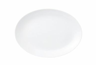 業務用 白磁 32cm プラター メタ玉32cmプラター［316×228×35］