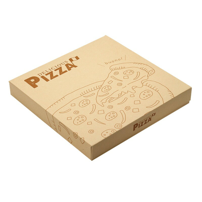 400個（100個入×4ケース）ピザクラフト印刷箱 10インチ