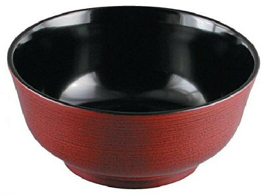 Bowls - 【ABS樹脂】味つくし丼　溜はじき刷毛目　2-315-6
