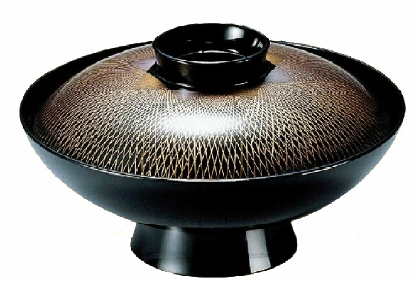 Cooked Food Bowls - 【耐熱ABS樹脂】5.5寸小槌煮物椀　新武蔵野　親・蓋　商品番号：2-291-9