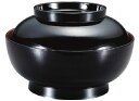 【ABS樹脂】三笠丼 黒内朱 親・蓋 商品番号:2-297-6