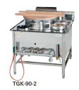 【受注生産品・送料無料・代引不可】タニコー 生そば釜(湯がき専用) TGK-90-2 W900×D950×H750(mm)