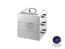 【セイロ】36cm角蒸し器(3段) 蒸器 045020 φ360*360*H125(mm)
