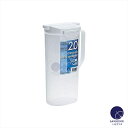 【ピッチャー】K-291 2.0Lフェローズハンディープッシュ(目盛付) 食器 ポット 保存容器 167130 152*110*H227(mm)