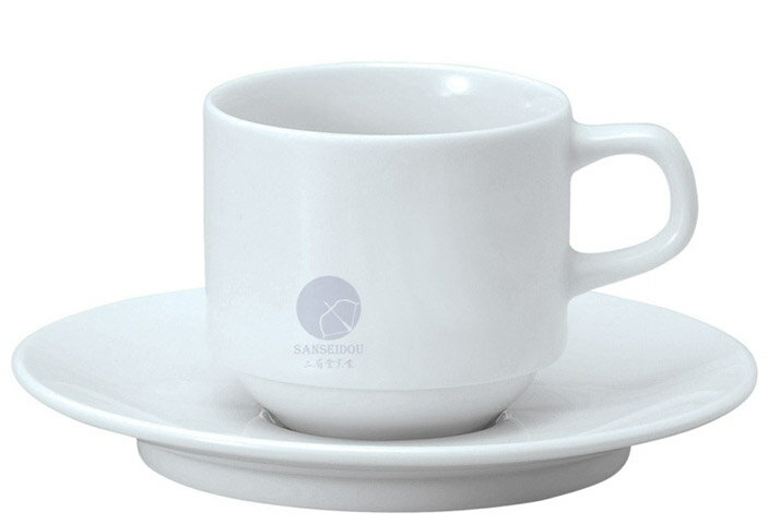 【代引不可】【白磁】スタックコーヒー碗　碗のみ　アルミナ磁器　磁器　食器　31105001　W70*H68(mm)　180cc