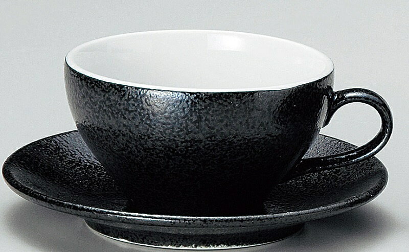 アルミナ磁器　スープ碗　黒御影　磁器　食器　41471070　290cc　φ104*H60(mm)