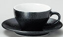 【黒御影】兼用碗皿セット アルミナ磁器 磁器 食器 4110070・41101072 碗φ95*H59 220cc 皿φ157*H20mm 7-26-24-25