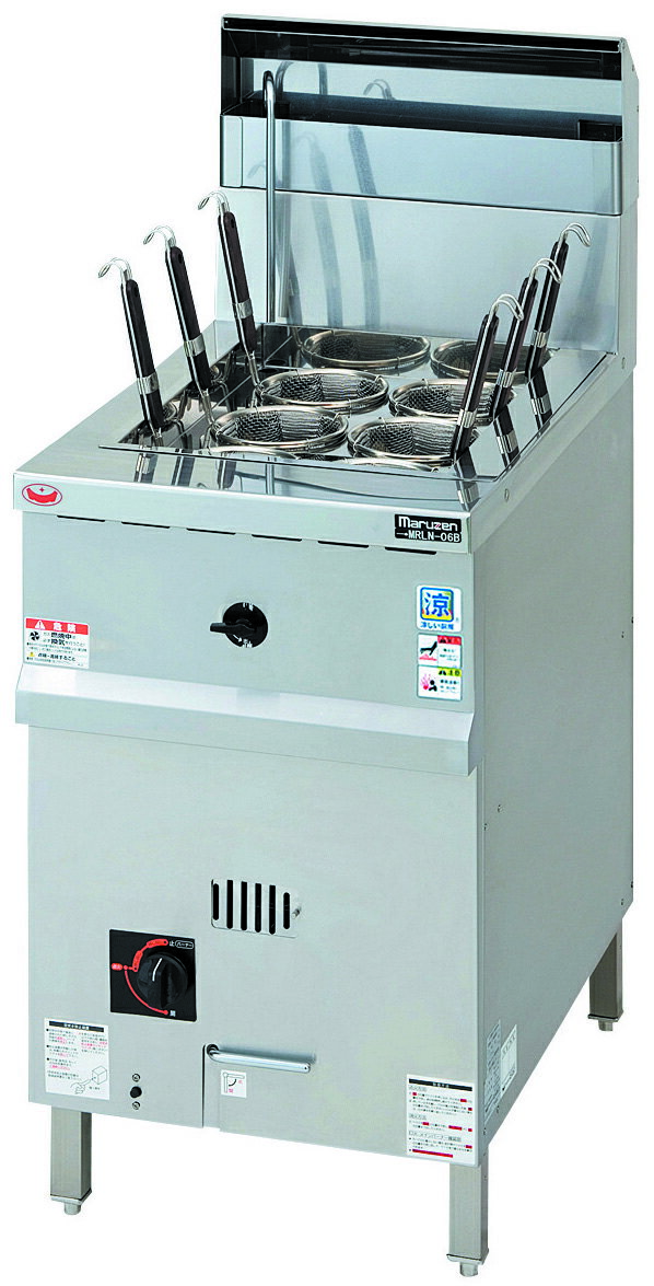 【新品・送料無料・代引不可】マルゼン 涼厨角槽型ゆで麺機　厨房機器　調理機器　MRY-C06　W450*D700*..