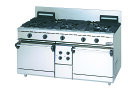 【代引不可】マルゼン ガスレンジ　NEWパワークックシリーズ　厨房機器　調理機器　RGR-1573D　W1500*D750*H800(mm)