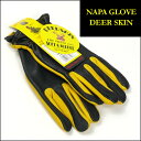 NAPA GLOVE ナパグローブ レザー手袋 DEERSKIN LEATHER GLOVE ディアスキンレーサーグローブ 鹿革 コンビネーション ツートンカラ...
