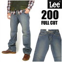 Lee リー メンズ ジーンズ 200 FULL CUT フルカット ユーズドブルー Lee RIDERS AMERICAN STANDARD 日本製 02000-194
