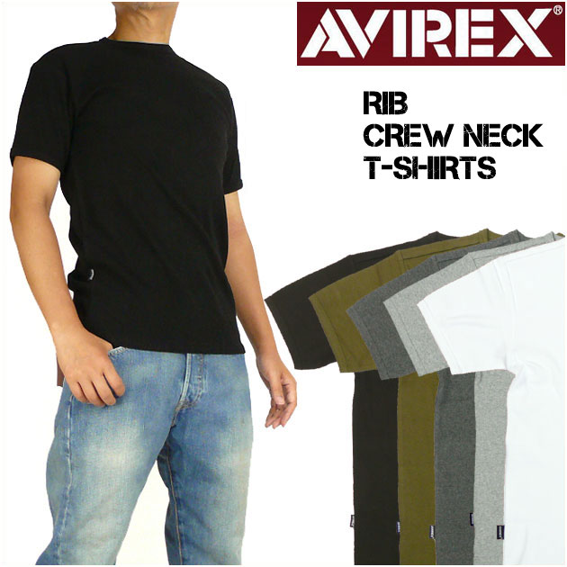 AVIREX アビレックス リブ 半袖Tシャ