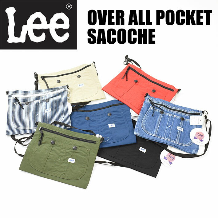 リー Lee リー オーバーオールポケット サコッシュ ミニショルダーバッグ コスメポーチ メンズ レディース ユニセックス LA0258