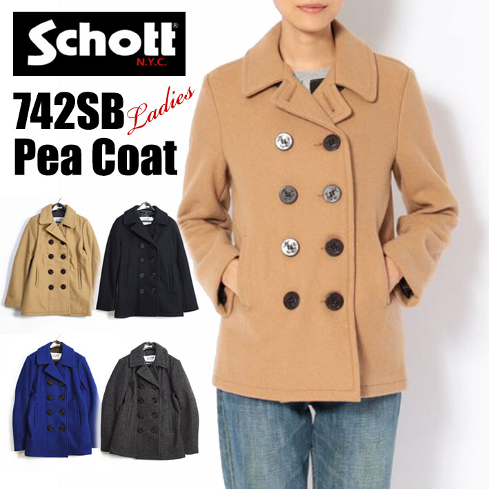 Schott ショット レディース ピーコート 742SB BOYS PEACOAT Made in USA 7130 その1