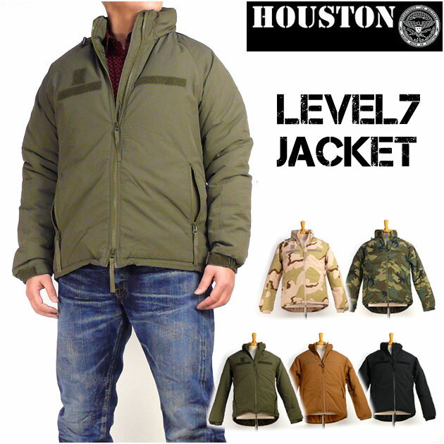 HOUSTON コート メンズ HOUSTON ヒューストン メンズ ミリタリージャケット LEVEL7 JACKET レベル7 ジャケット 50323