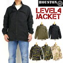 HOUSTON ヒューストン メンズ ミリタリージャケット LEVEL4 JACKET ナイロン ウインドブレーカー 春物 50667
