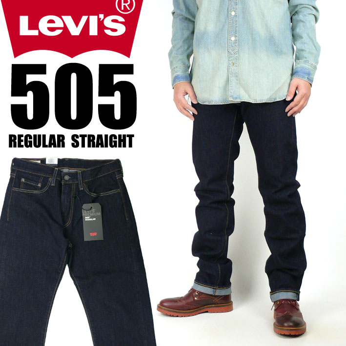 LEVI'S ꡼Х 505 쥮顼ȥ졼 LEVI'S PREMIUM BIG E ȥåǥ˥ 󥦥å 00505-1554