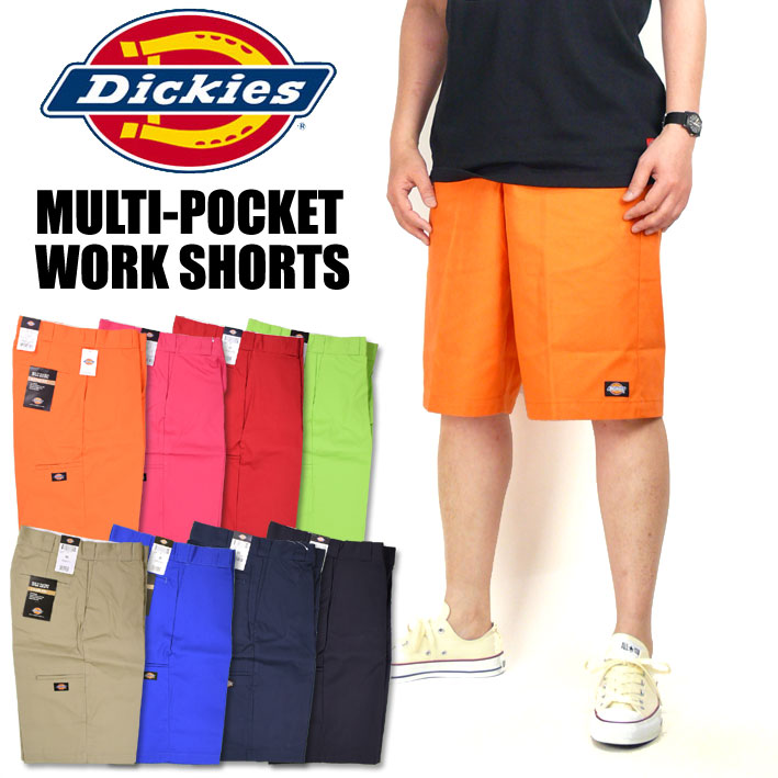 DICKIES ディッキーズ ショートパンツ マルチポケット ワークショーツ ワイドパンツ フェス ハーフパンツ メンズ レディース ユニセックス WD42283